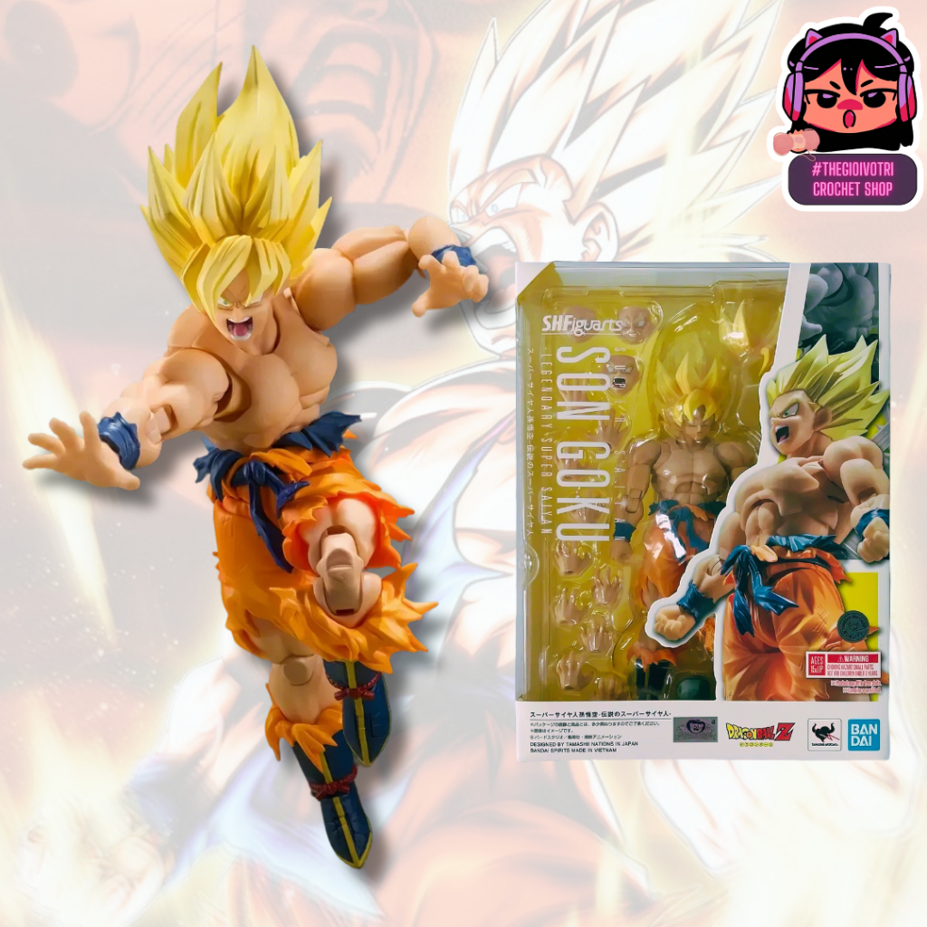 SHF BANDAI (AUTHENTIC) HIGH QUALITY ACTION FIGURE "LEGENDARY SAIYAN GOKU - GOKU NAMEK" (BS - NOBOX)