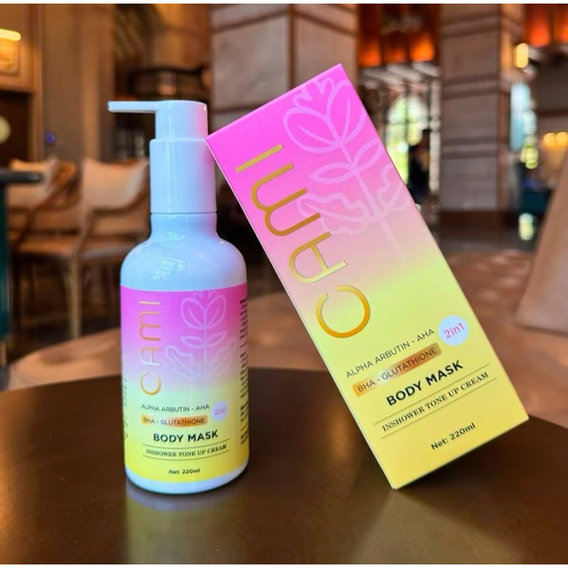 Màng ủ BHA, Kem ủ tắm trắng body ALPHA ARBUTIN CAMI