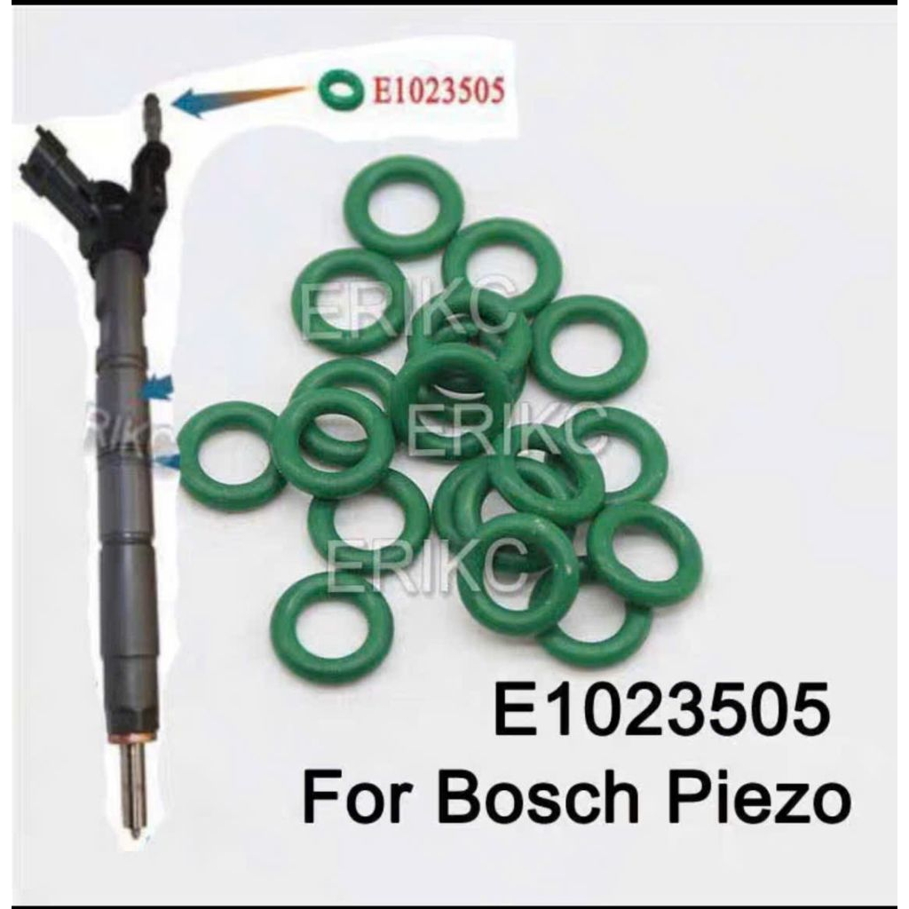 Túi 5 chiếc gioăng đầu hồi dầu kim phun diesel Bosch, Pizero