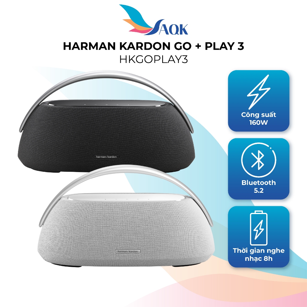 Loa Bluetooth Harman Kardon Go + Play 3 HKGOPLAY3 - Hàng chính hãng