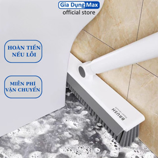 Cây Chà Sàn Nhà Tắm, Chổi Cọ Sàn Và Gạt Nước 2 Trong 1 Có Thể Tháo Gọn, Chổi Quét Nhà Tắm Xoay Được