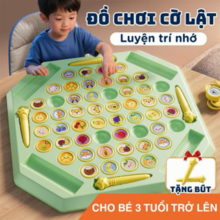 Đồ chơi lật hình ghi nhớ rèn luyện trí nhớ, tư duy cho trẻ, đồ chơi tư duy trí tuệ, đồ chơi logic