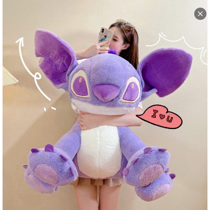 Gấu bông stick tím size 70cm-90cm