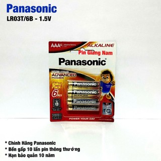 Pin aaa panasonic alkaline lr03t 1.5v loại tốt hàng chính hãng