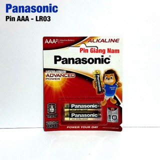 Pin AAA Panasonic Alkaline LR03T 1.5V Loại Tốt Hàng Chính Hãng