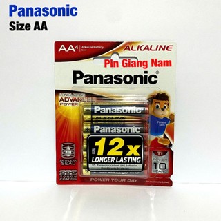 Pin AA Panasonic Alkaline 1.5V LR6T Loại Tốt Hàng Chính Hãng