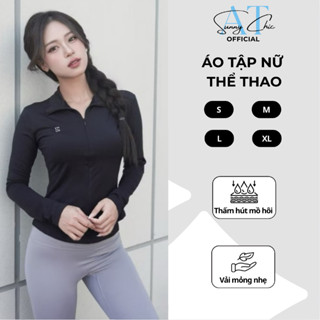  Áo thể thao nữ dài tay cổ polo SUNNYCHIC chống nắng mềm mịn thoải mái tập gym yoga  05  