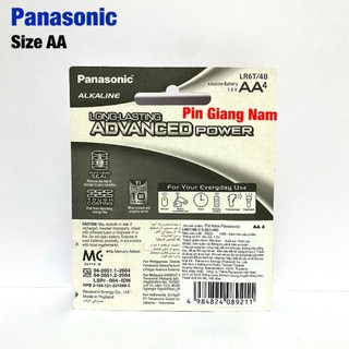 Pin AA Panasonic Alkaline 1.5V LR6T Loại Tốt Hàng Chính Hãng