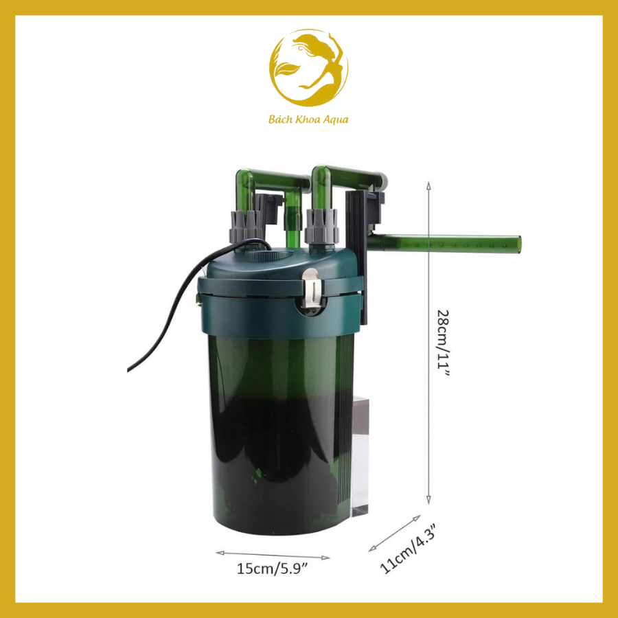 Máy lọc ODYSSEA CFS-130 – dạng treo tiện lợi, lọc nước trong nhanh, dùng cho bể thủy sinh nhỏ