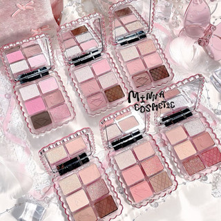 [GOGOTALES] Bảng Phấn Mắt Gogo Tales 6 Ô Vỏ Hồng Ballet Sweet Pink Ballet Soft Mist Eyeshadow Palette Minnacosmetics