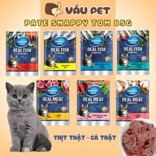 Pate Snappy Tom Gói 85g Giàu Protein, Tốt Cho Da Lông Mèo