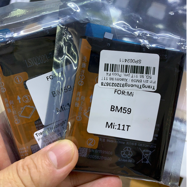 Pin điện thoại BM59 / Xiaomi Mi 11T 5G, Mi 11T / BM55 / Mi 11Pro, Mi 11Pro, Mi 11Ultra, Mi 11 Pro, M