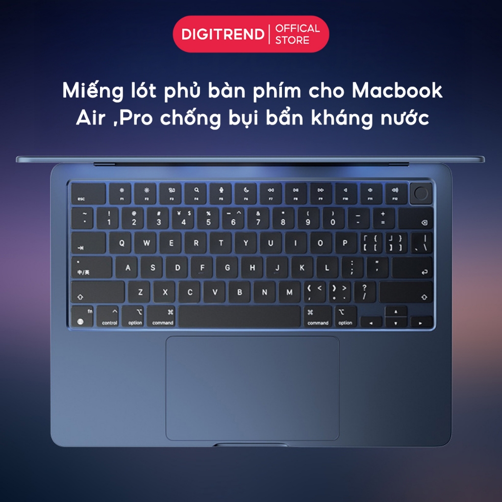 Miếng Lót Phủ Bàn Phím TPU Silicon Kháng Nước Dành Cho MacBook Air Pro M1 M2 M3 M4 13 14 16 inch