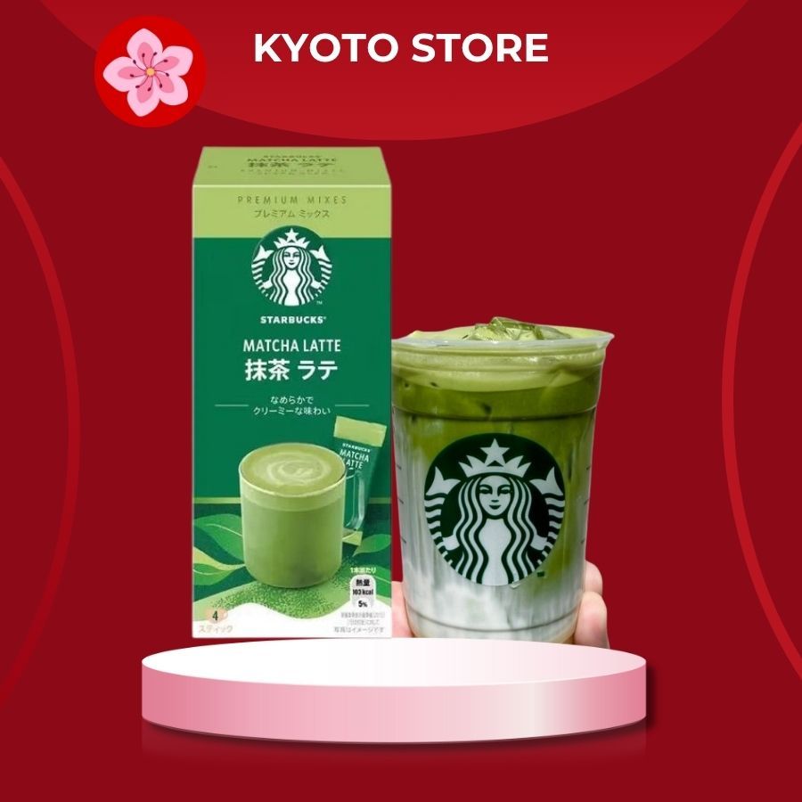 Starbucks Matcha Latte Hộp 4 Gói Nội Địa Nhật Bản