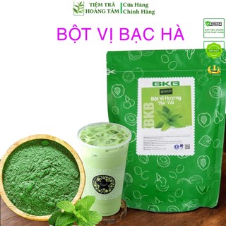  Bột bạc hà - Bột vị pha trà sữa hương bạc hà - Thơm ngon sử dụng tiện lợi. 