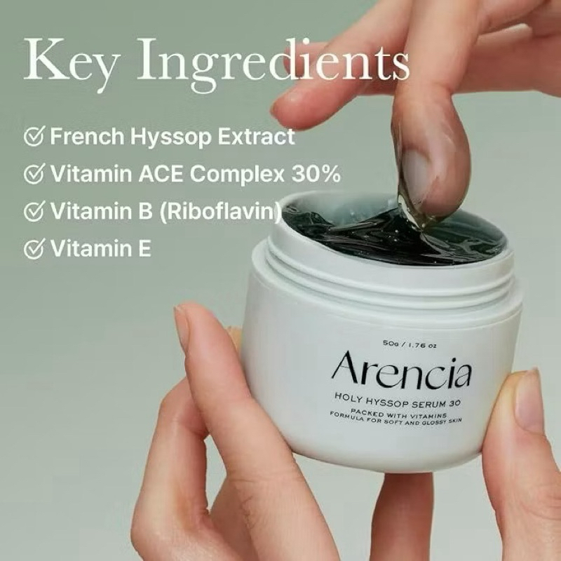 Serum Dưỡng Da ARENCIA Holy Hyssop 30 - 50g
