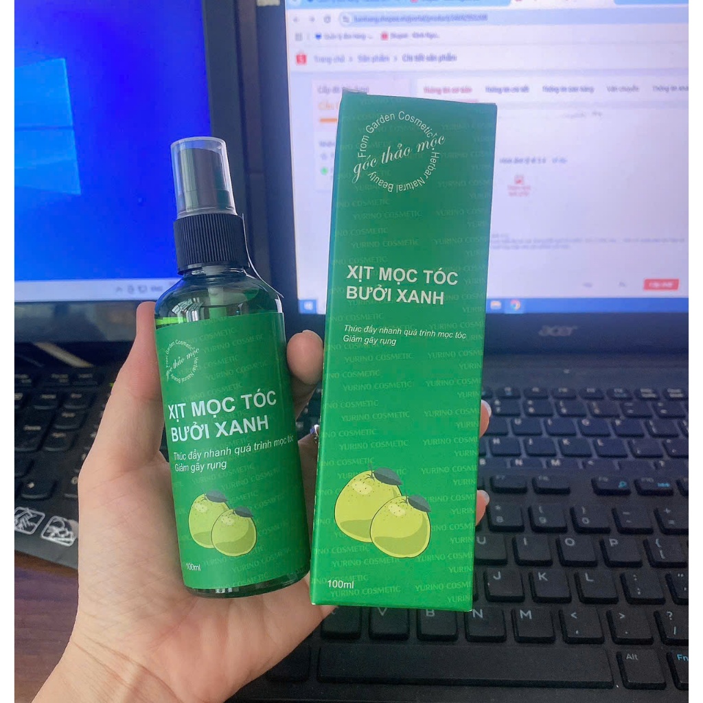 Xịt mọc tóc Bưởi Xanh 100ml
