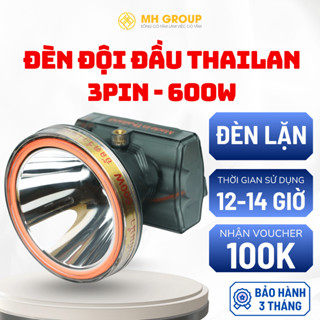 Đèn Pin Đội Đầu Thái Lan 600W– Pin Lâu, Chống Nước, Hỗ Trợ Đi Rừng, Leo Núi, Đi Lặn, Câu Cá Ban Đêm