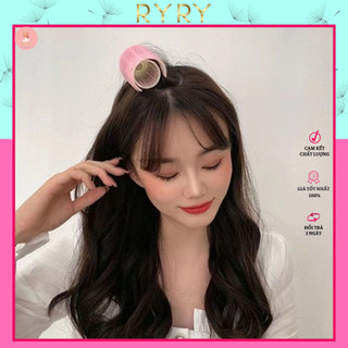 Set 2 lô cuốn tóc tự dính 2 lớp (lô gai cuốn cúp tóc phồng mái 2 lớp)