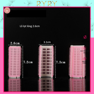 Set 2 lô cuốn tóc tự dính 2 lớp (lô gai cuốn cúp tóc phồng mái 2 lớp)