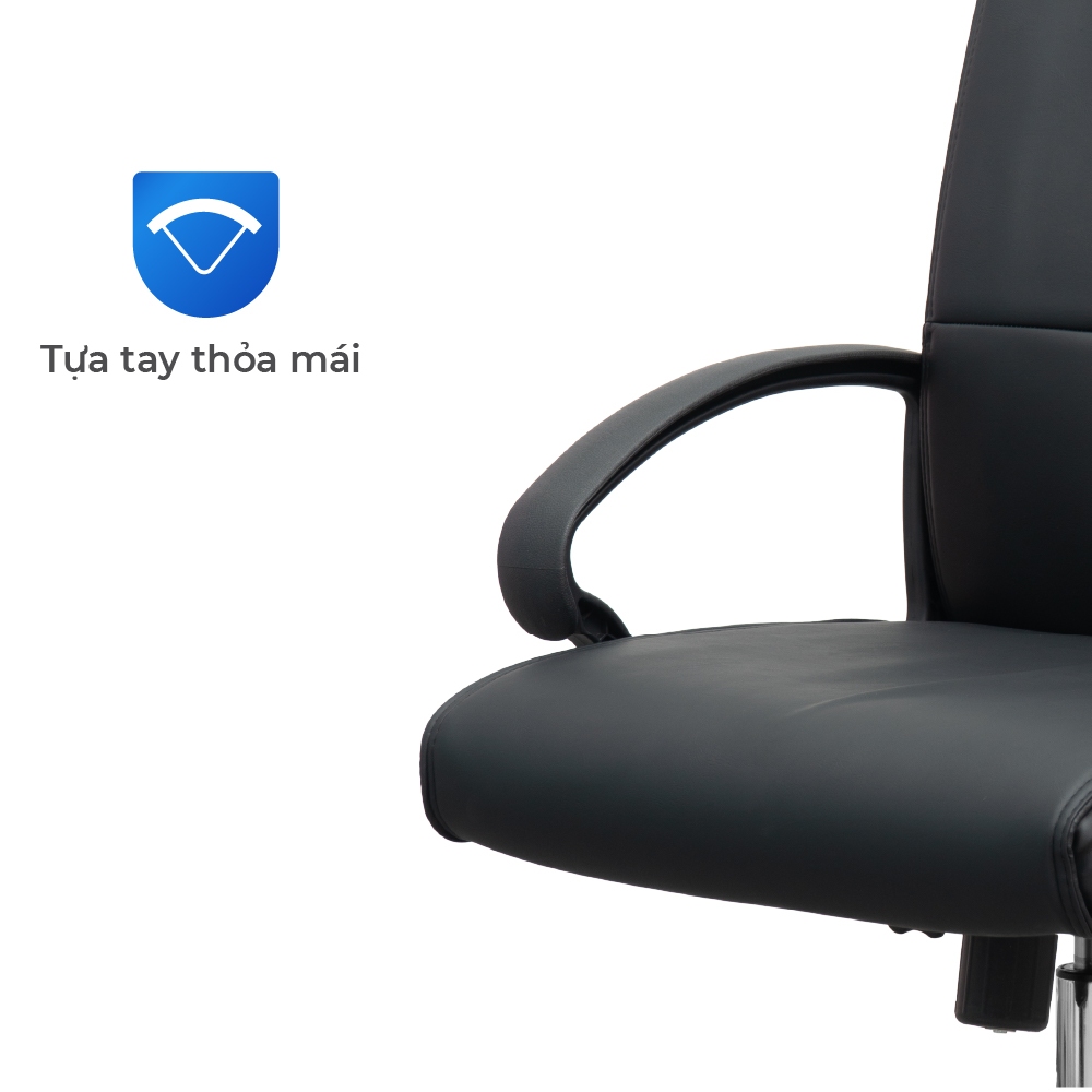 Ghế văn phòng cao cấp Felix Qui Phúc, chân xoay 360 độ, linh hoạt, chắc chắn, tựa lưng êm ái | BigBuy360 - bigbuy360.vn