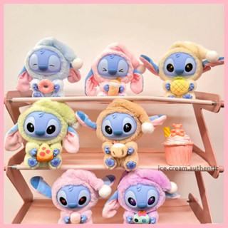   Hỏa tốc  Full set 6 box Miniso Stitch Eat Something Before Sleep Series Vinyl Figure Blind Box 