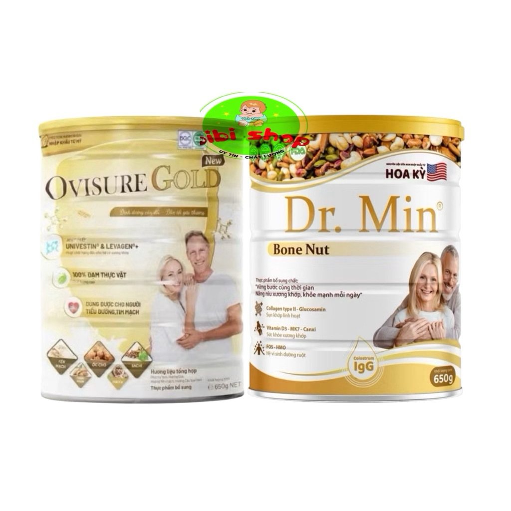 Sữa hạt Ovisure gold sữa hạt xương khớp 650gr hàng chính hãng