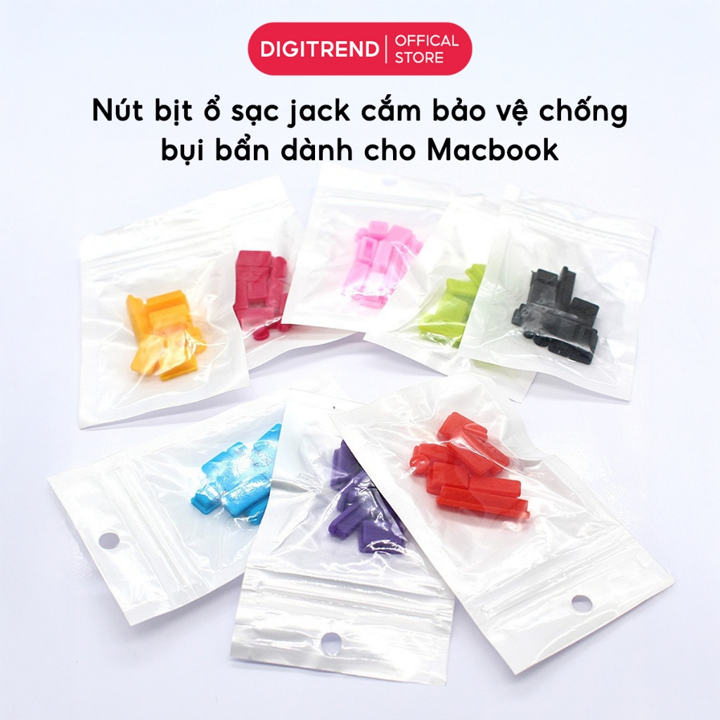 Sét 5 Nút, 12 Nút bịt bụi, Nút chống bụi cho Macbook