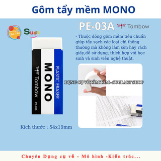 [ SUGI ART SHOP ]Gôm tẩy chì TOMBOW Mono (đủ loại)