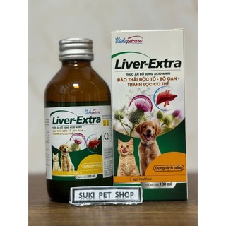 LIVER-EXTRA - 100ml / chai - THỰC PHẨM GIÚP GIẢI ĐỘC TỐ, BỔ GAN THẬN, THANH LỌC CƠ THỂ CHO CHÓ MÈO