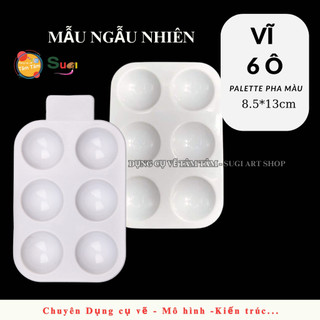 [ Sugi art shop ] Vĩ Pha Màu Giá rẻ , Vĩ pha màu nhỏ , vĩ nhựa , khây pha màu nhỏ