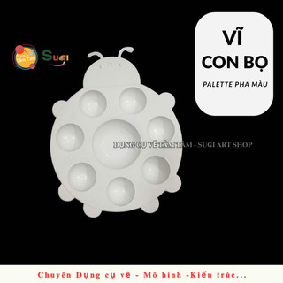 [ Sugi art shop ] Vĩ Pha Màu Giá rẻ , Vĩ pha màu nhỏ , vĩ nhựa , khây pha màu nhỏ