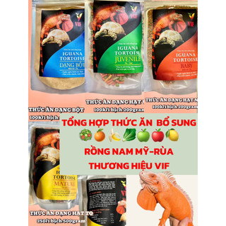 (GIÁ SỈ) Các Loại THỨC ĂN VIF CAO CẤP RỒNG NAM MỸ IGUANA, RÙA CẠN, BÒ SÁT...