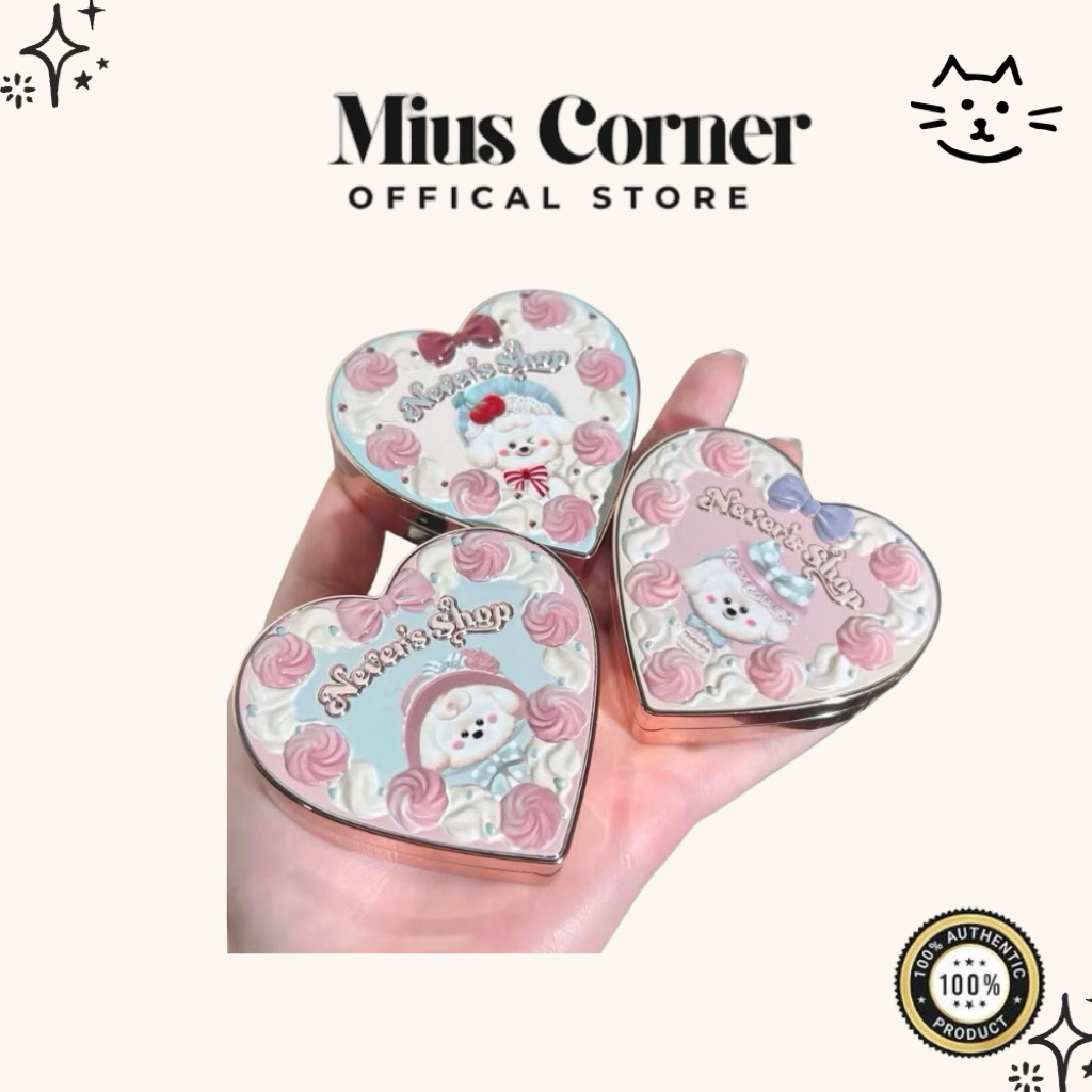 Phấn má flower know BST Never's Shop cún dễ thương Limited Edition
