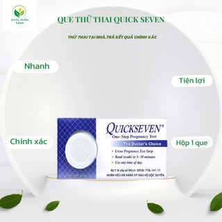 Combo 2 Que thử thai Quickseven, thử thai nhanh tại nhà,trả kết quả chính xác