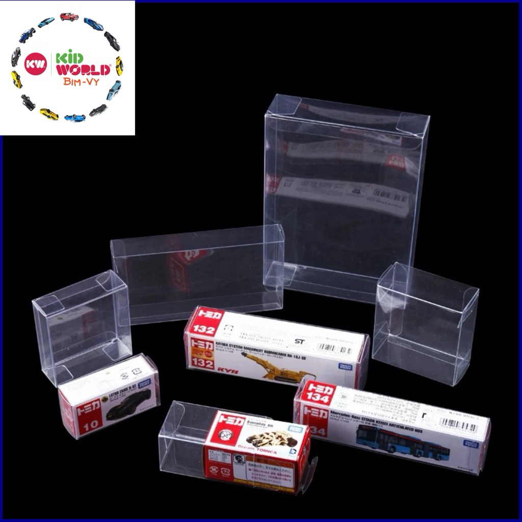 Hộp nhựa cứng PVC, bảo vệ và trưng bày Xe mô hình Hot Wheels và các mẫu xe Tỷ lệ 1:64.