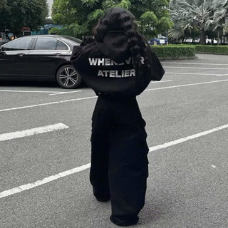 [FREESHIP] Hoodie Whenever Nỉ Chân Cua Cúc Bấm