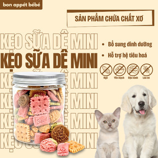[Kẹo Sữa Dê Mini]  Bon ApPÉT Bébé  đồ ăn vặt cho chó size cực nhỏ và mèo