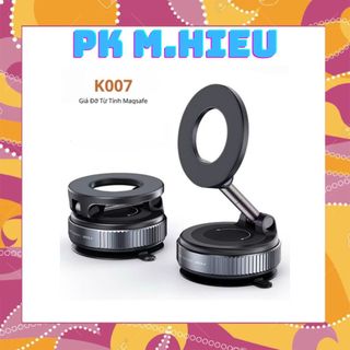 Giá Đỡ Điện Thoại, Kệ Để Điện Thoại K007 Hút Chân Không Từ Tĩnh Mạnh Mẽ Xoay 360