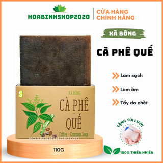   CHÍNH HÃNG  Xà Bông HandMade Xà Bông Sinh Dược Cafe Quế 100gram Xà Phòng Tắm Sạch Da Làm Ấm 