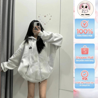 Áo Khoác Zip Nỉ Nam Nữ Form Rộng ASSTAR Nổi Bật, Hoodie Forrm Rộng Chữ AA Chất Nỉ Bông Trần Cao Cấp Siêu Dày Dặn