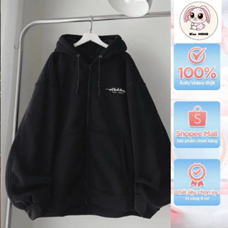 Áo Zip Nỉ Unisex Form Rộng NOTBADCHOICE Dây Kéo Hai Chiều Phá Cách Hot Trend - Pqk Boutique