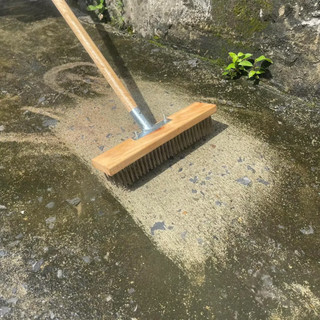 Chổi sắt chà sàn 30cm (KHÔNG/CÓ CÁN GỖ) cọ rong rêu mảng bám trên nền bê tông, gạch men dễ dàng