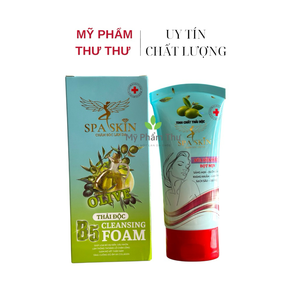 Sữa Rửa Mặt Spa Skin B5 Thải Độc Bụi Bẩn Dầu Nhờn Vết Thâm Nám