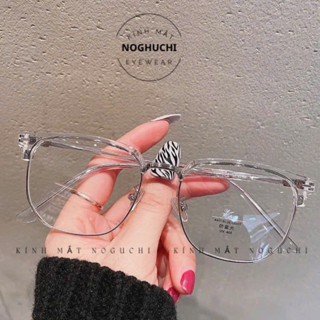 Kính Cận, Gọng Cận Có Độ Sẵn 0~ -5.00, Gọng Kim Loại cho Nam Nữ M09