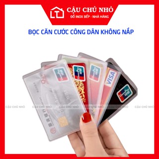20 chiếc bao nhựa dẻo bọc thẻ căn cước công dân, túi đựng cccd, vỏ đựng thẻ atm thẻ học sinh Cậu Chủ Nhỏ