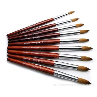 Cọ đắp bột Kolinsky Germany số 22 - Lông chồn cao cấp - Nhiều size cho khách lựa chọn