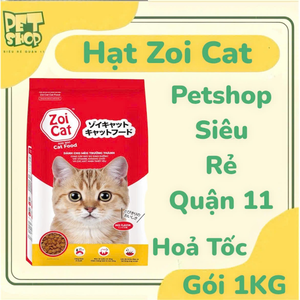 [GÓI 1KG] HẠT ZOI CAT GÓI 1KG - THÁI LAN -
