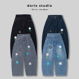 Quần jean DORIS BASIC WILDFLOWERS / Form rộng unisex / DORIS ®