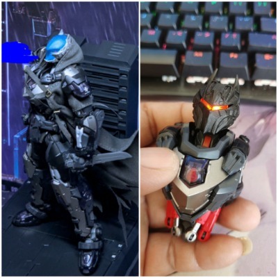 [ĐỌC KỸ MÔ TẢ]mô hình phụ kiện resin đầu Batman cho mg 1/100 Over Zero UTX-6030 TASTIER HEMOXIAN | t